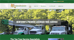 Desktop Screenshot of newtownarborservices.com