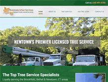 Tablet Screenshot of newtownarborservices.com